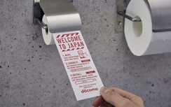 Sân bay thu hút khách với giấy vệ sinh thông minh
